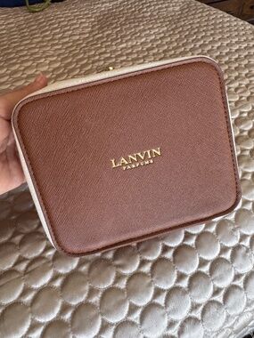 Lanvin perfume cosmetic travel bag unisex